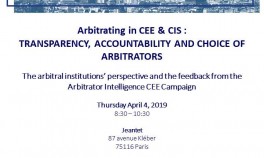 GIAC AT PARIS ARBITRATION WEEK